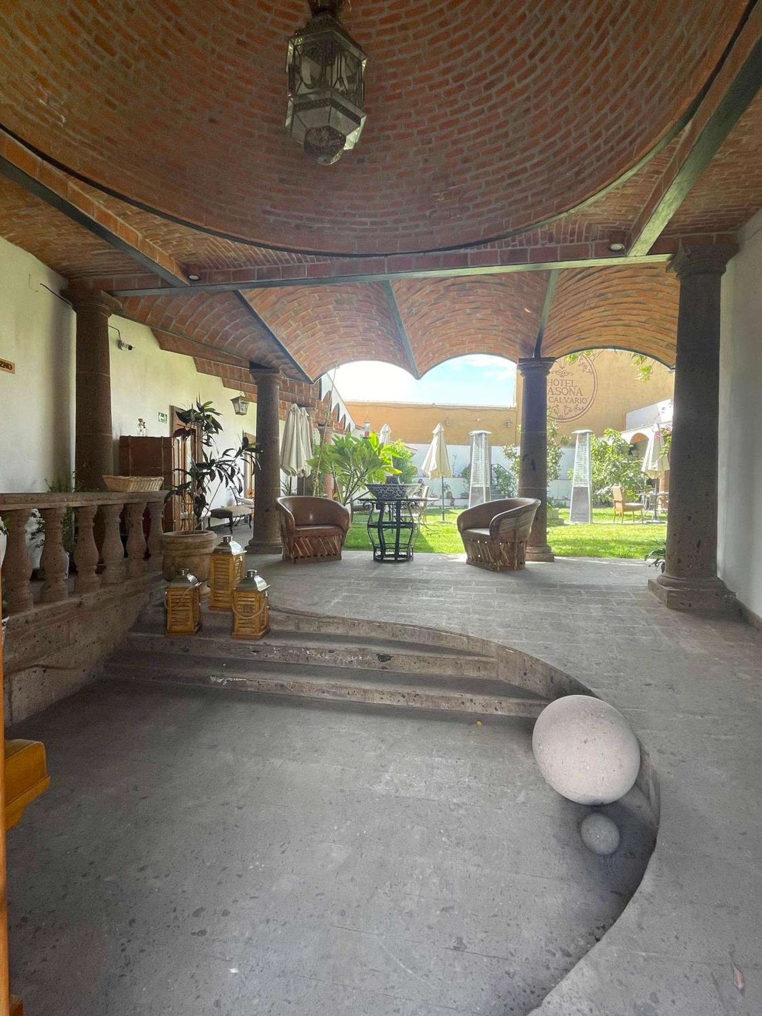 Hotel Casona El Calvario Huichapan ภายนอก รูปภาพ